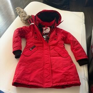 Canada Weather Gear Kids Red Puffer Coat